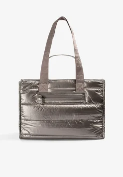 BOLSO SHOPPER ACOLCHADO METALIZADO