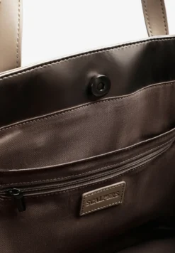 BOLSO SHOPPER ACOLCHADO METALIZADO