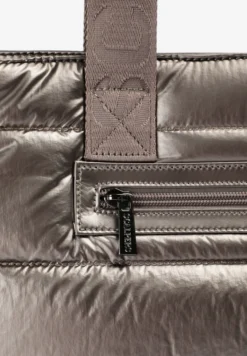 BOLSO SHOPPER ACOLCHADO METALIZADO