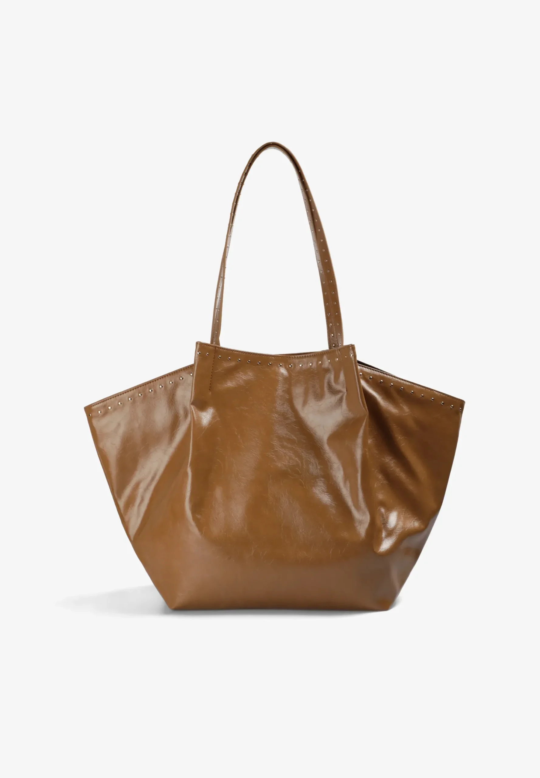 BOLSO SHOPPER ESTRUCTURADO TACHAS