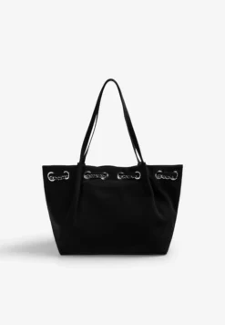 BOLSO SHOPPER EYELETS CON CADENA