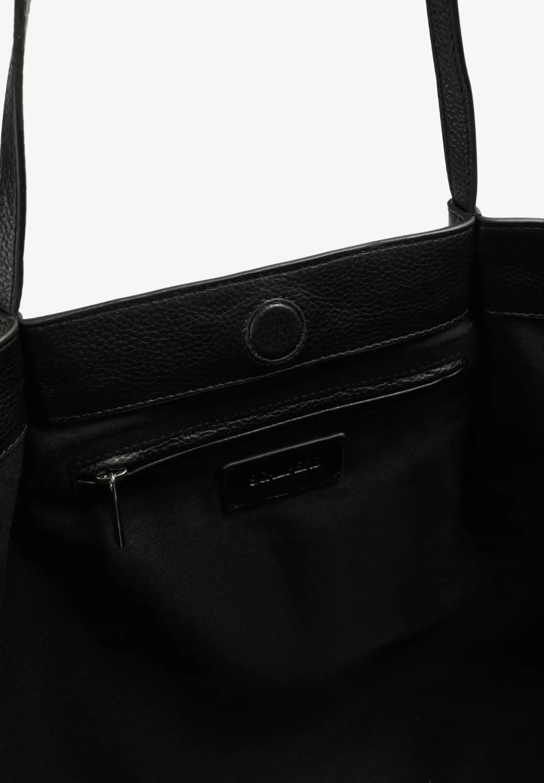 BOLSO SHOPPER PIEL CON FLECOS