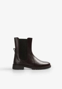 BOTINES PLANOS PIEL