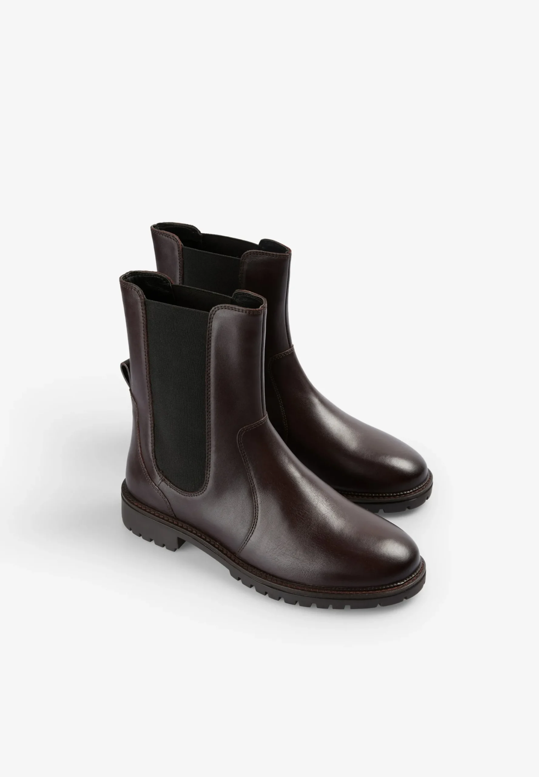 BOTINES PLANOS PIEL