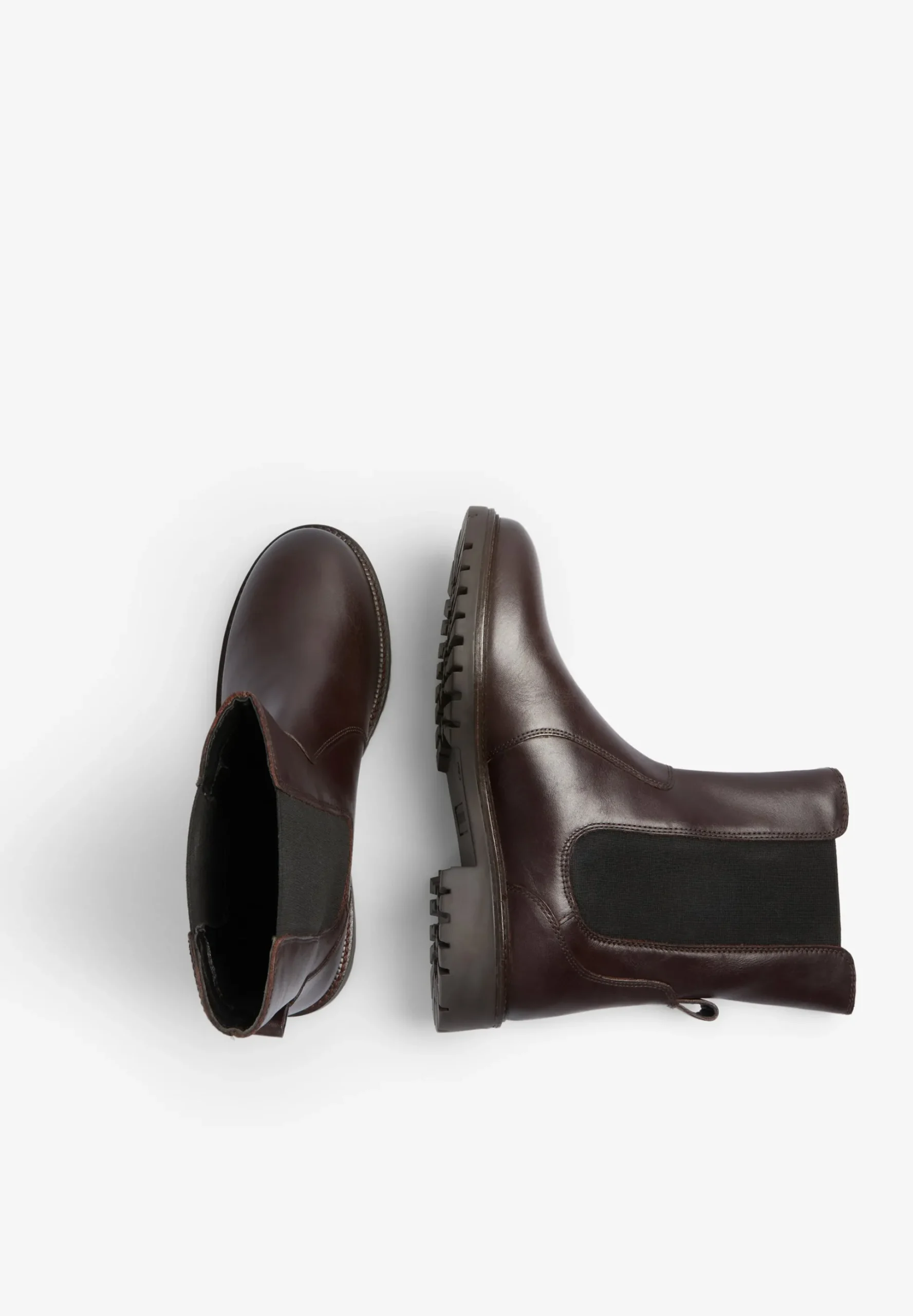 BOTINES PLANOS PIEL