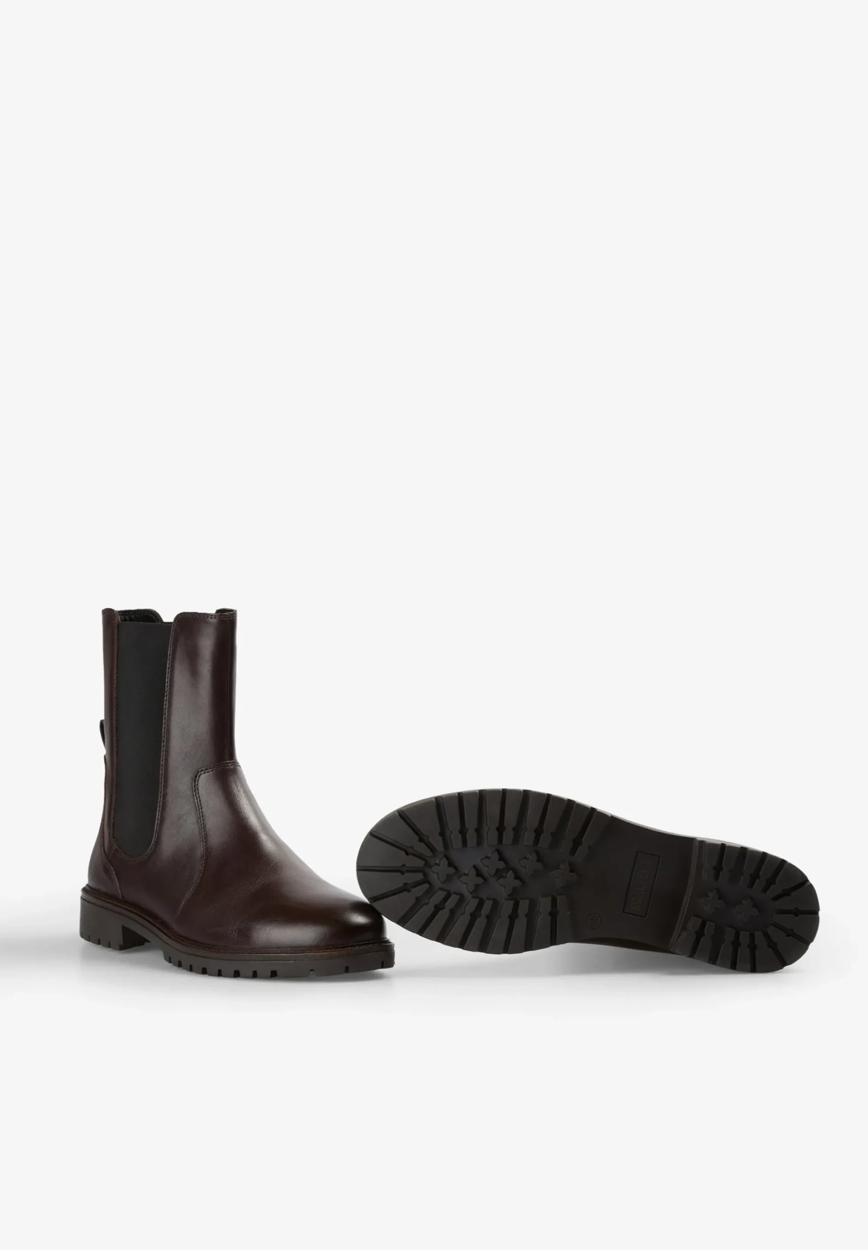 BOTINES PLANOS PIEL