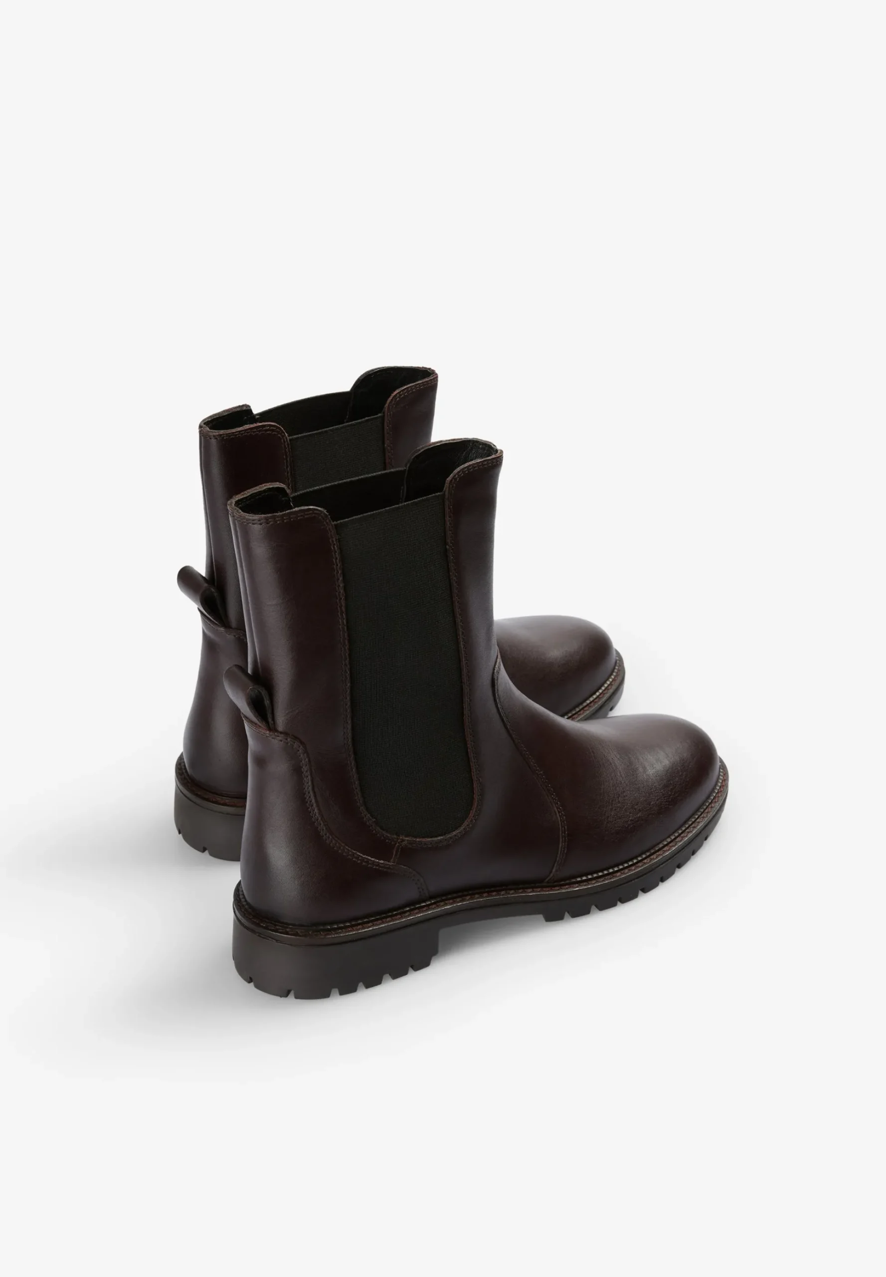 BOTINES PLANOS PIEL