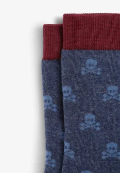 CALCETINES ESTAMPADO CALAVERAS