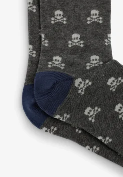 CALCETINES ESTAMPADO CALAVERAS