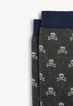 CALCETINES ESTAMPADO CALAVERAS