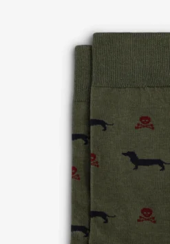 CALCETINES ESTAMPADO COMBINADO