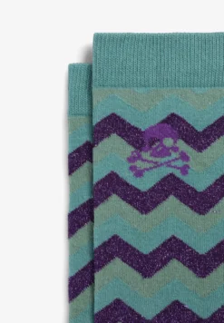 CALCETINES LÚREX ZIGZAG