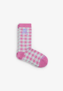 CALCETINES VICHY CON LÚREX