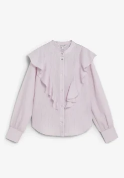 CAMISA A RAYAS CON VOLANTES
