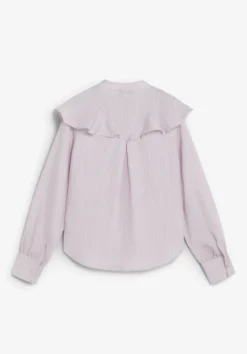 CAMISA A RAYAS CON VOLANTES