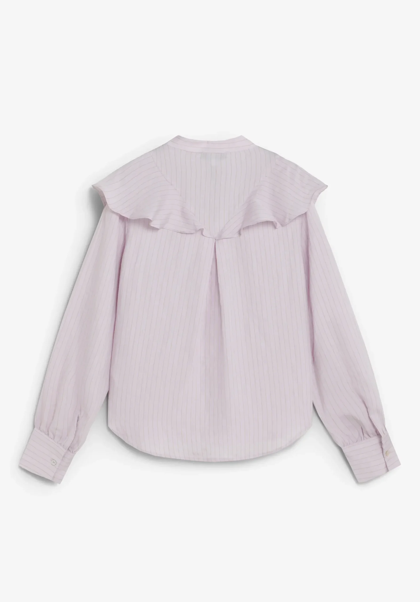 CAMISA A RAYAS CON VOLANTES