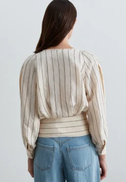 CAMISA CRUZADA RAYAS