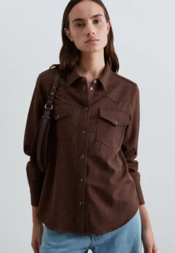 CAMISA CUADROS CON BOLSILLOS