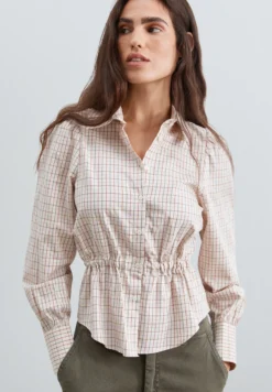 CAMISA CUADROS CON LAZADA