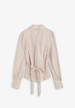 CAMISA CUADROS CON LAZADA