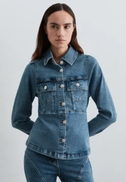 CAMISA DENIM CINTURÓN