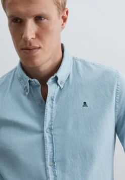 CAMISA DENIM CUELLO BOTONES