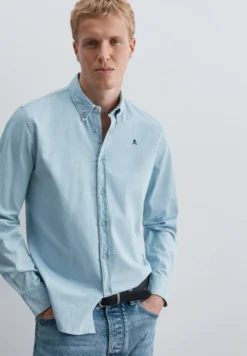 CAMISA DENIM CUELLO BOTONES