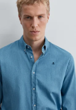 CAMISA DENIM CUELLO BOTONES