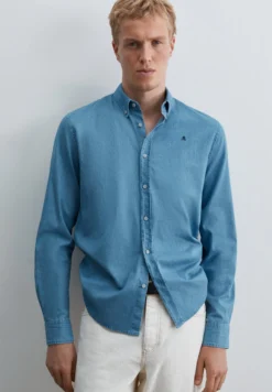 CAMISA DENIM CUELLO BOTONES