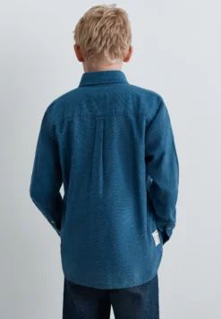 CAMISA DENIM CUELLO CON BOTONES