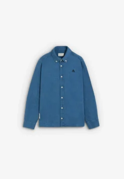 CAMISA DENIM CUELLO CON BOTONES