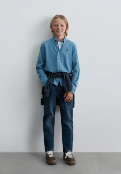 CAMISA DENIM LIGERA BORDADO