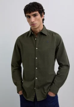 CAMISA ESTAMPADA CUADROS