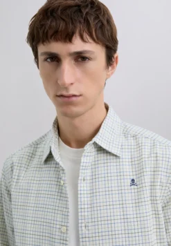 CAMISA ESTAMPADA CUADROS