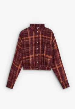 CAMISA ESTAMPADA CUELLO ALTO