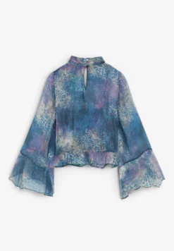 CAMISA FLUIDA ESTAMPADO COMBINADO