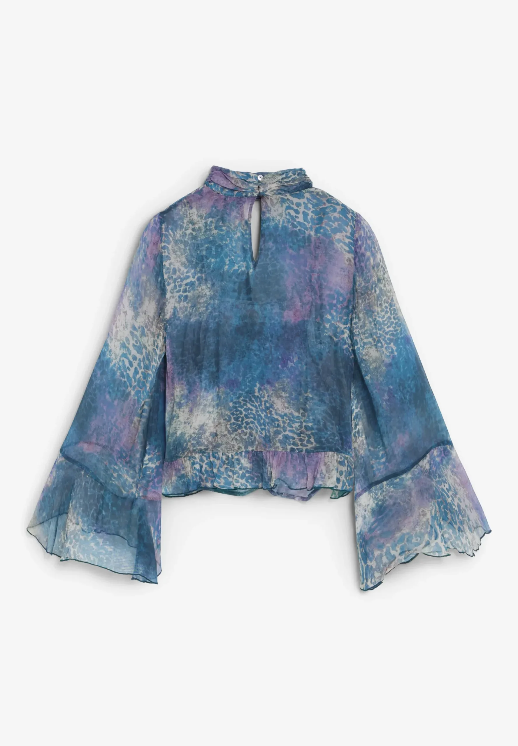 CAMISA FLUIDA ESTAMPADO COMBINADO