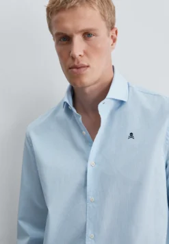 CAMISA MICROCUADRO CUELLO CUTAWAY
