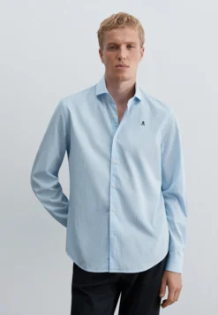 CAMISA MICROCUADRO CUELLO CUTAWAY
