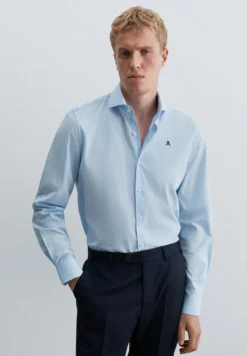CAMISA MICROCUADRO CUELLO CUTAWAY
