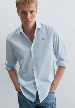 CAMISA MICRORAYA CUELLO CUTAWAY