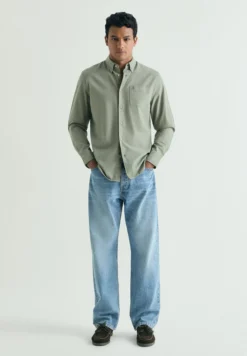 CAMISA OXFORD BORDADO TONO