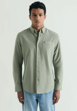 CAMISA OXFORD BORDADO TONO