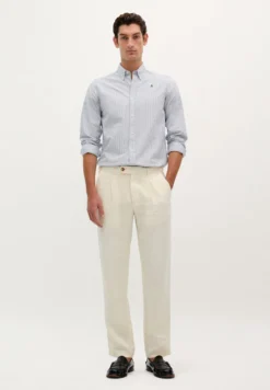 CAMISA OXFORD CALAVERA CONTRASTE