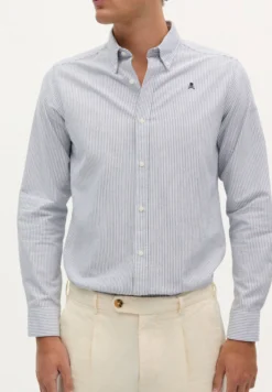 CAMISA OXFORD CALAVERA CONTRASTE
