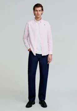 CAMISA OXFORD CALAVERA CONTRASTE