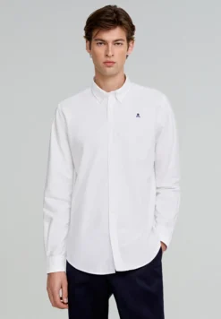 CAMISA OXFORD CALAVERA CONTRASTE