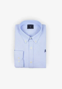 CAMISA OXFORD CALAVERA CONTRASTE