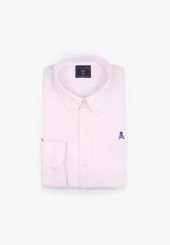 CAMISA OXFORD CALAVERA CONTRASTE