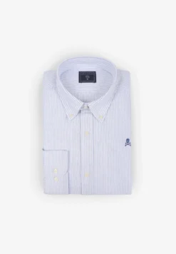 CAMISA OXFORD CALAVERA CONTRASTE